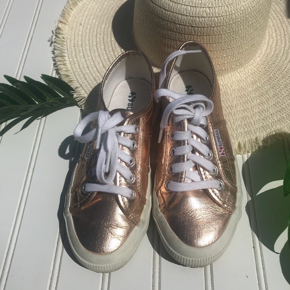 Superga Rose Gold Sneakers - Picture 2 of 7